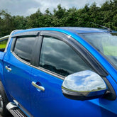 Mitsubishi L200 Series 5 - 6 - Fiat Fullback - 2015 On - Double Cab Egr Quad Wind Deflectors - External